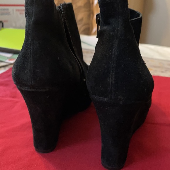 JESSICA SIMPSON Leather suede platform booties - Picture 4 of 10